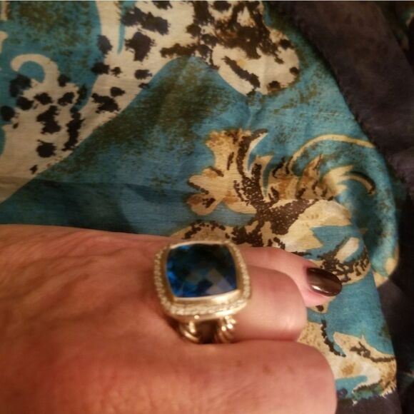 💎DAVID YURMAN BLUE HAMPTON ALBION RING - Picture 2 of 5